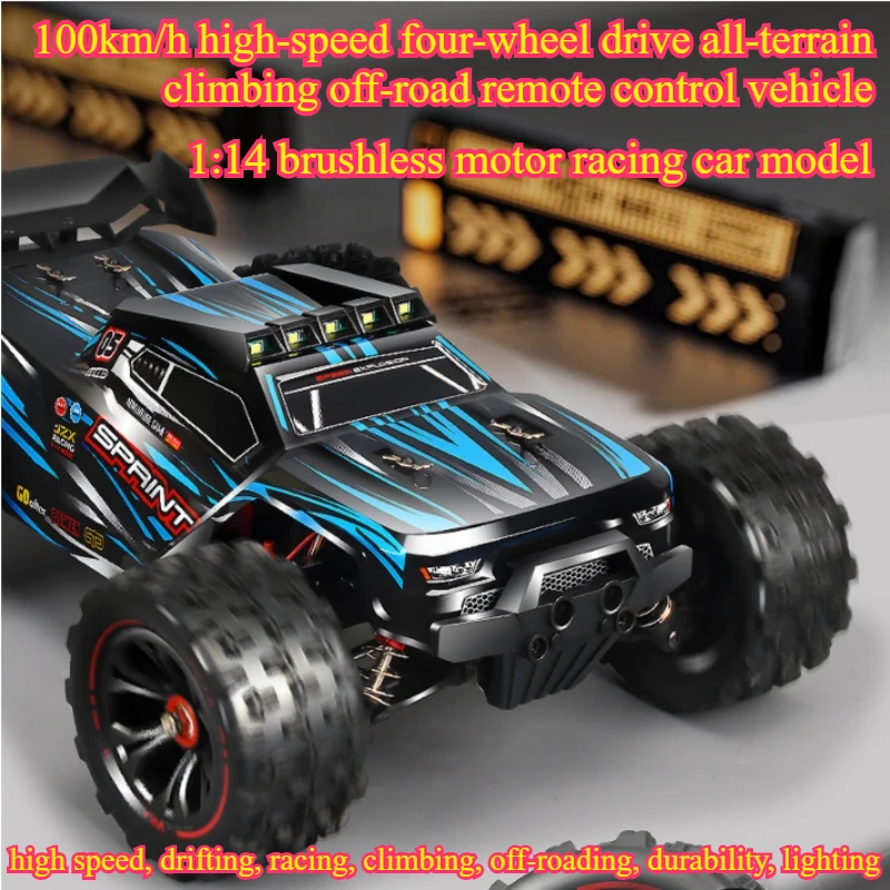 Drone Battery Alarm - 100km/h High-speed 4WD Rc Cars,1:14 Brushless