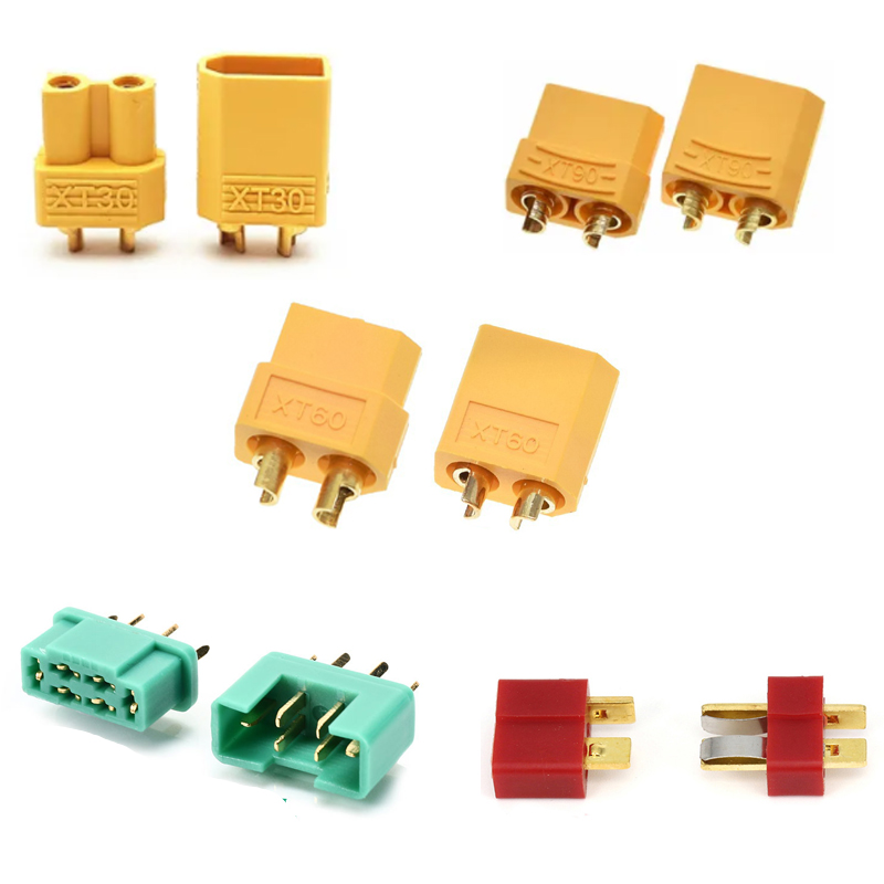 Drone Battery Connector - XT60 XT30 XT90 T MPX Male