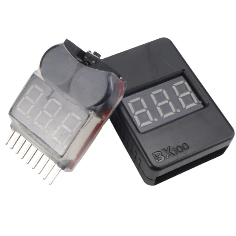 Drone Battery Voltage Checker - 1-8S Lipo Battery Voltage Tester Low