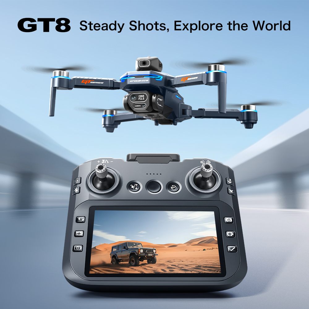 Drone Battery Charger - GT8 Obstacle Avoidance Aerial Drone –