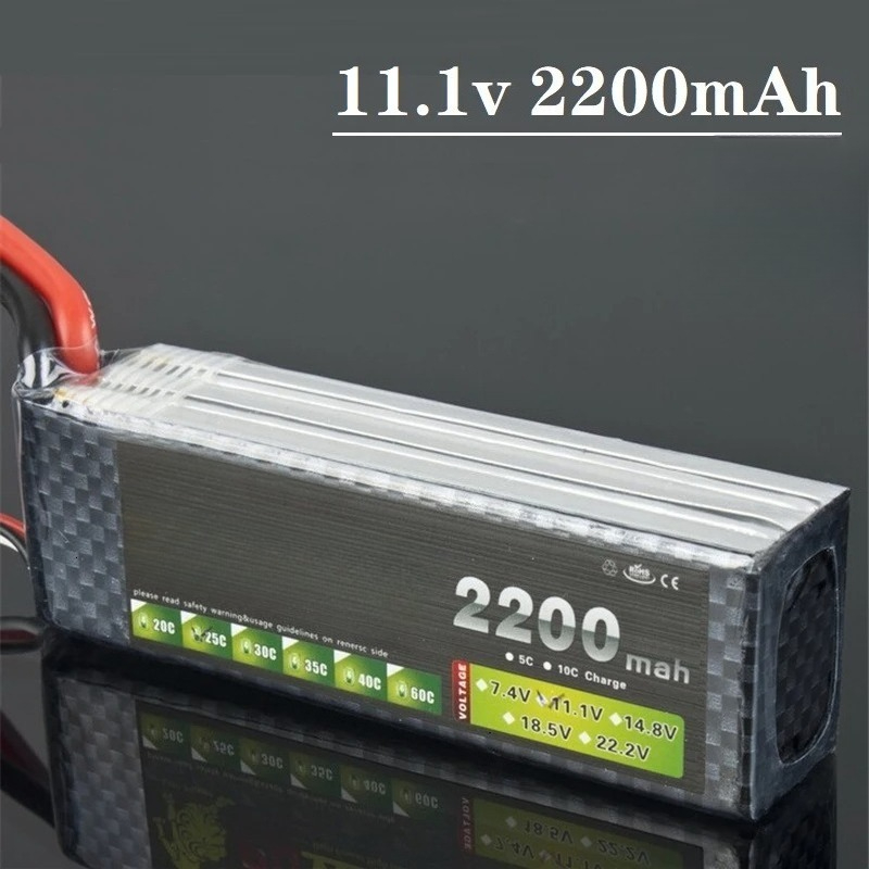 New 3S 30C 11.1V 2200mAh Li-po - Drone Battery 3S 评论和价格