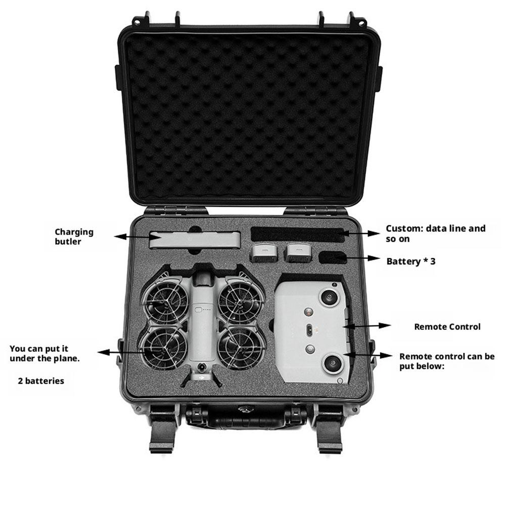 Waterproof Hard Case with Shou - Drone Battery Strap 评论和价格