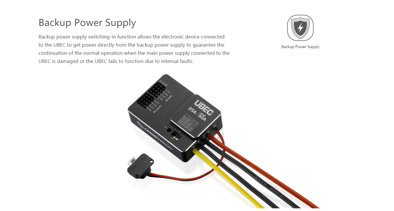 Hobbywing UBEC 25A 3-18S 10A 2 - Drone Battery High Voltage 评论和价格