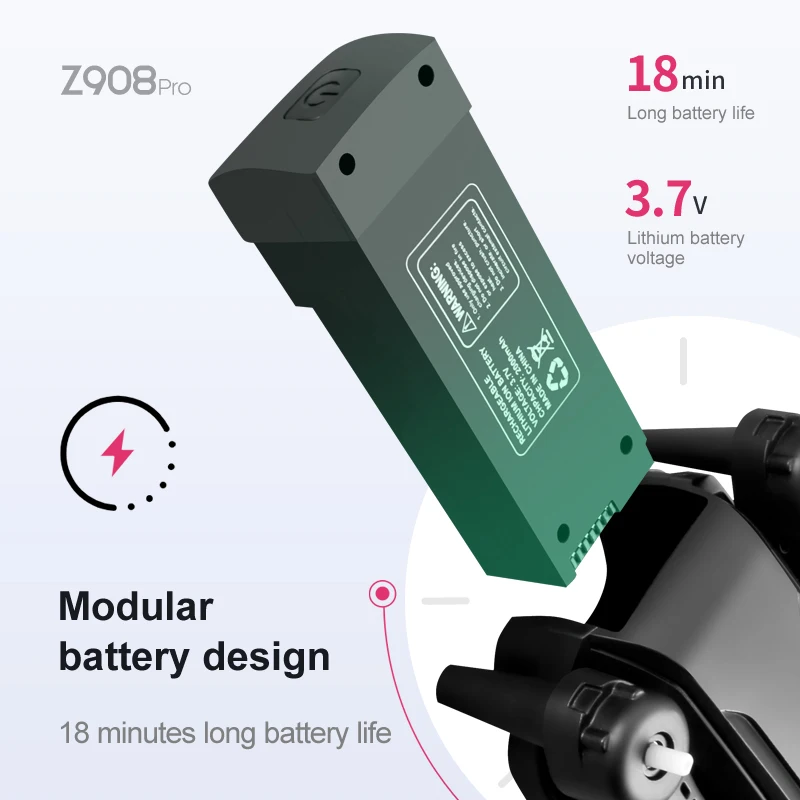 Z908 Pro Max Dron Battery 3.7V - Drone Battery Lipo 评论和价格