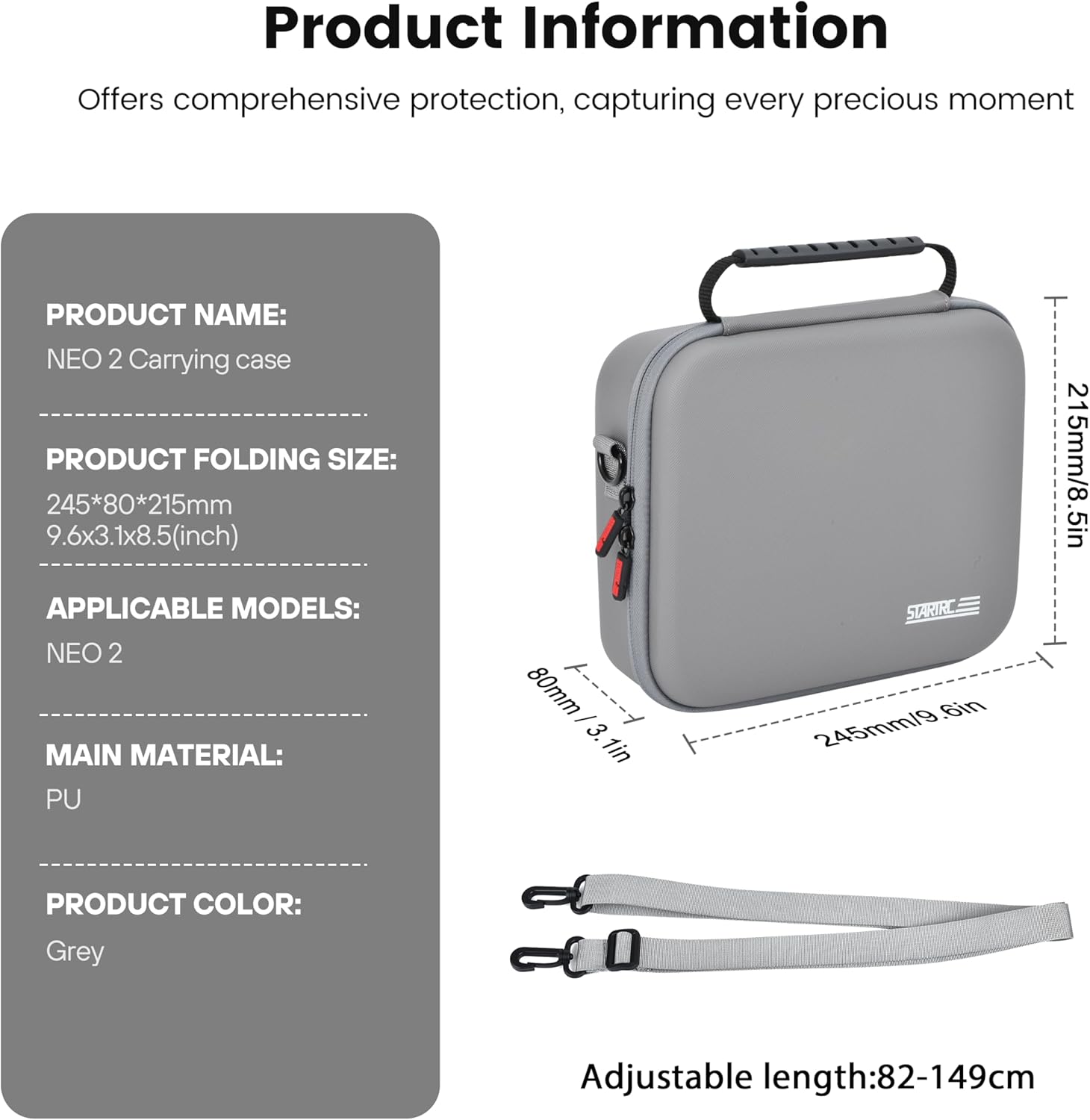 STARTRC Neo 2 Portable PU Shou - Drone Battery Case 评论和价格