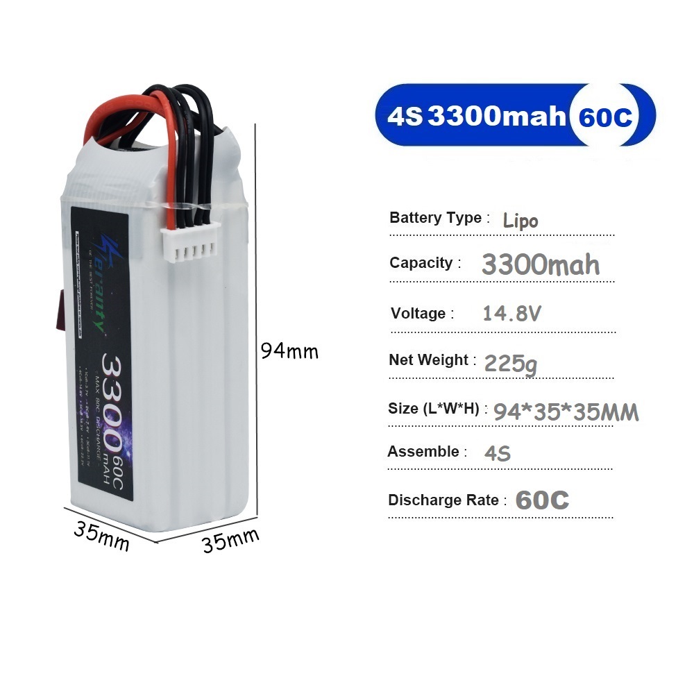 LiPo Rechargeable Battery 4S 3 - Drone Battery Connector 评论和价格