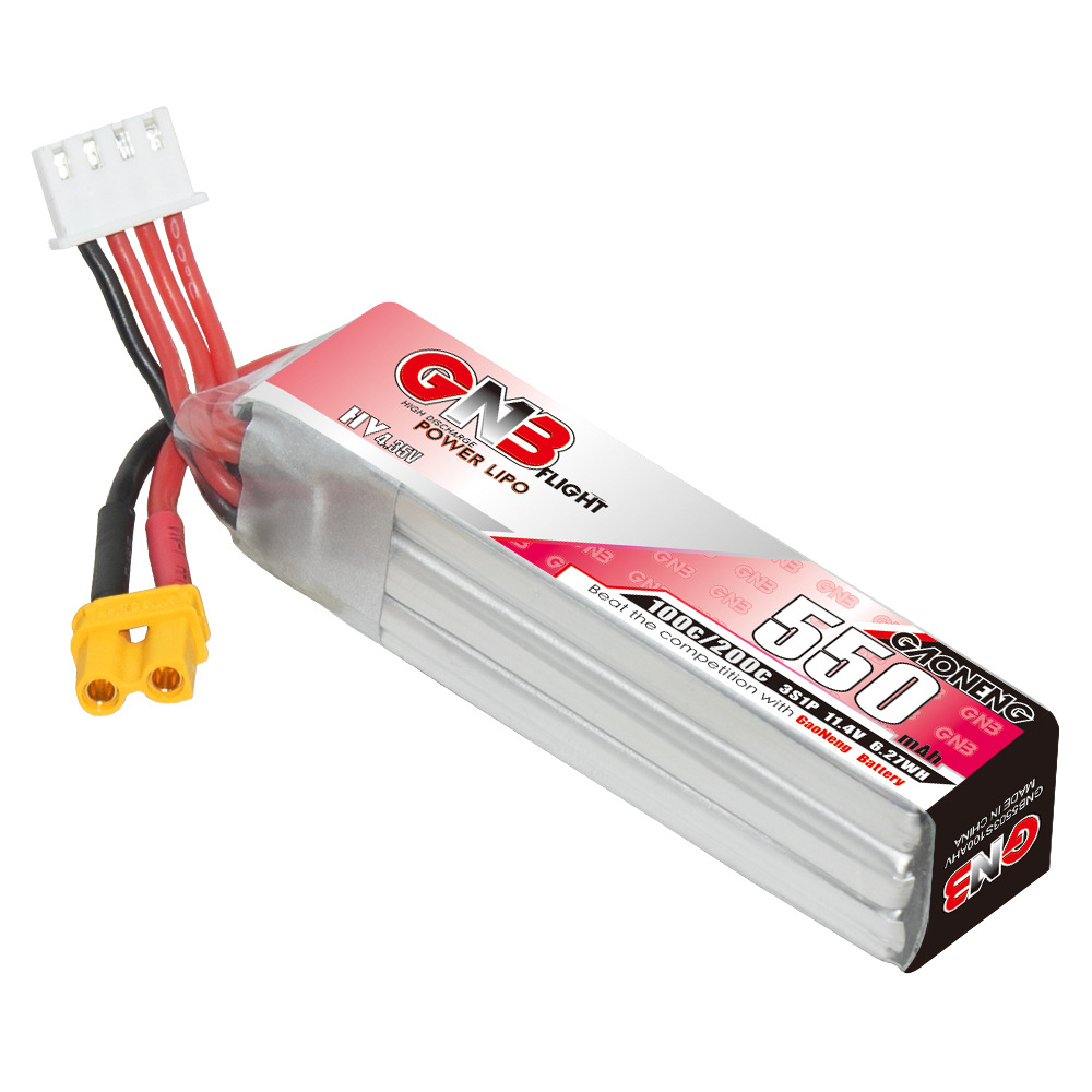 GNB HV 11.4V 550mAh 100C/200C  - Drone Battery Plate 评论和价格
