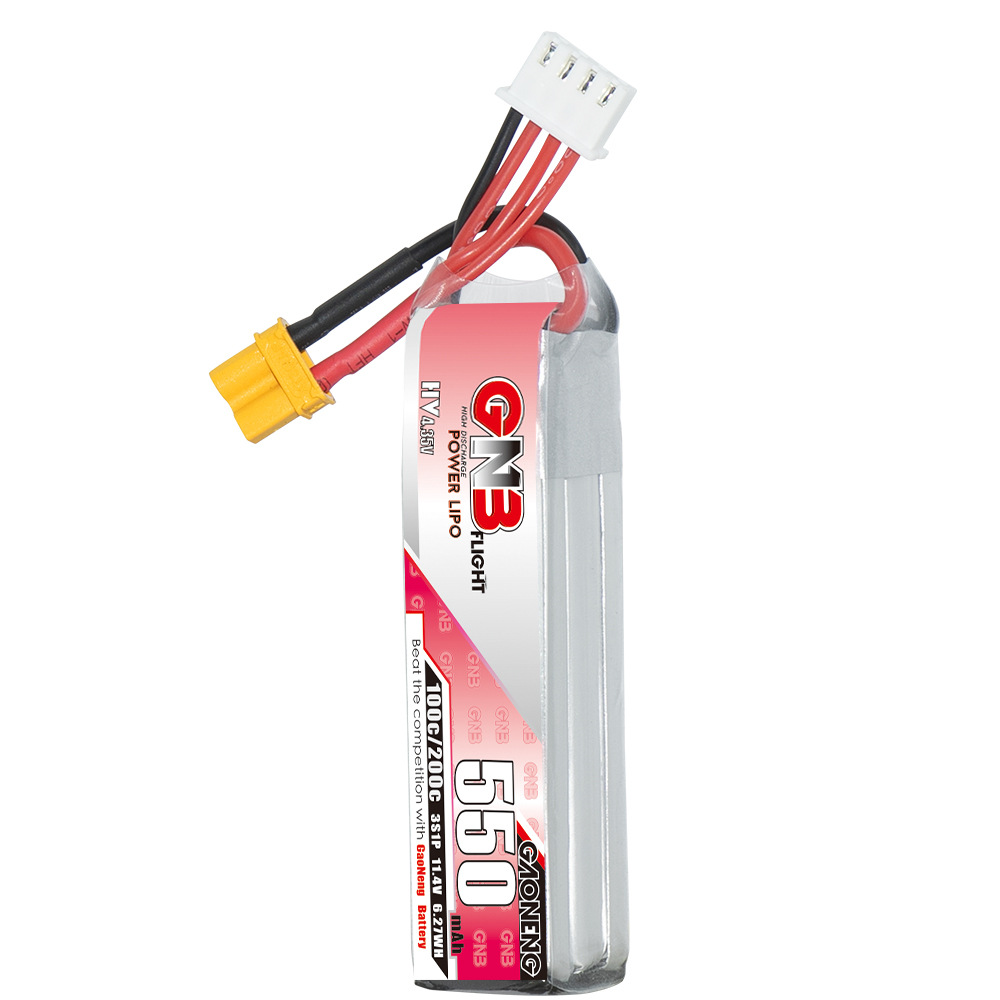 GNB HV 11.4V 550mAh 100C/200C  - Drone Battery Plate 评论和价格