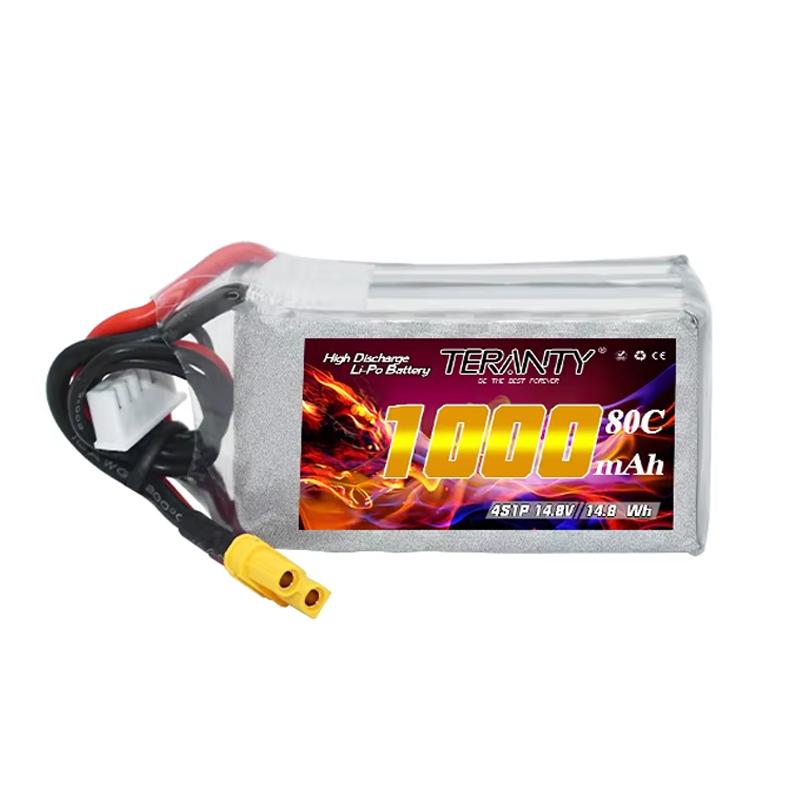 TERANTY 4S 1000mAh 14.8V 80C/1 - Drone Battery Connector 评论和价格
