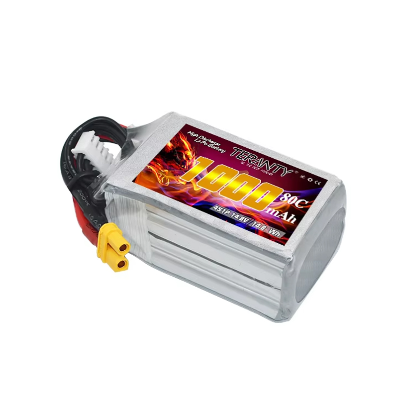 TERANTY 4S 1000mAh 14.8V 80C/1 - Drone Battery Connector 评论和价格