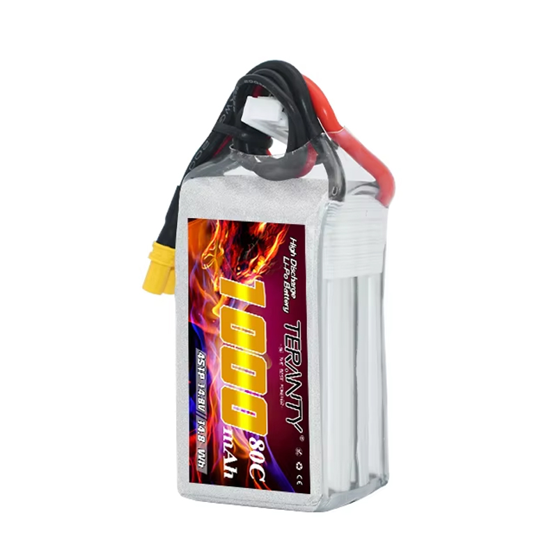 TERANTY 4S 1000mAh 14.8V 80C/1 - Drone Battery Connector 评论和价格