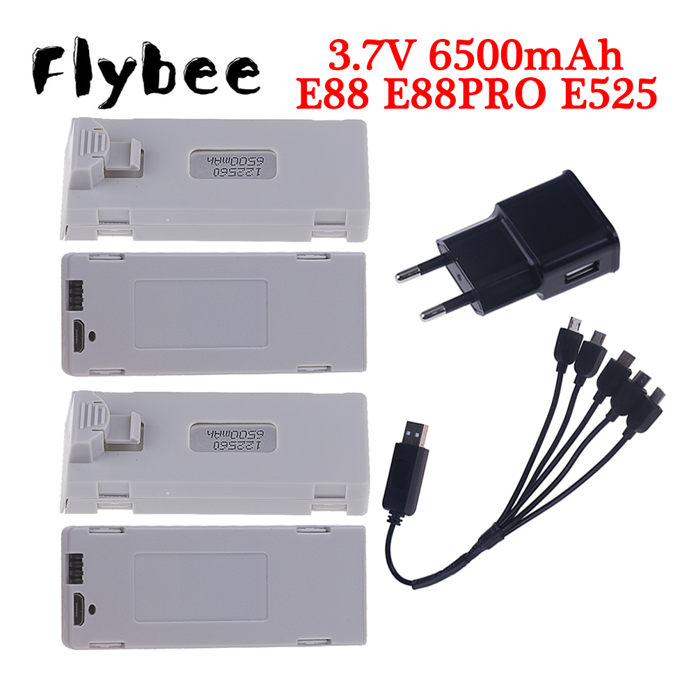 Original E88 Battery 3.7V 6500 - Drone Battery Lipo 评论和价格