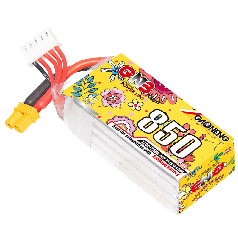 Upgraded GNB 4S 15.2V 850mAh L - Drone Battery Li-Ion 评论和价格