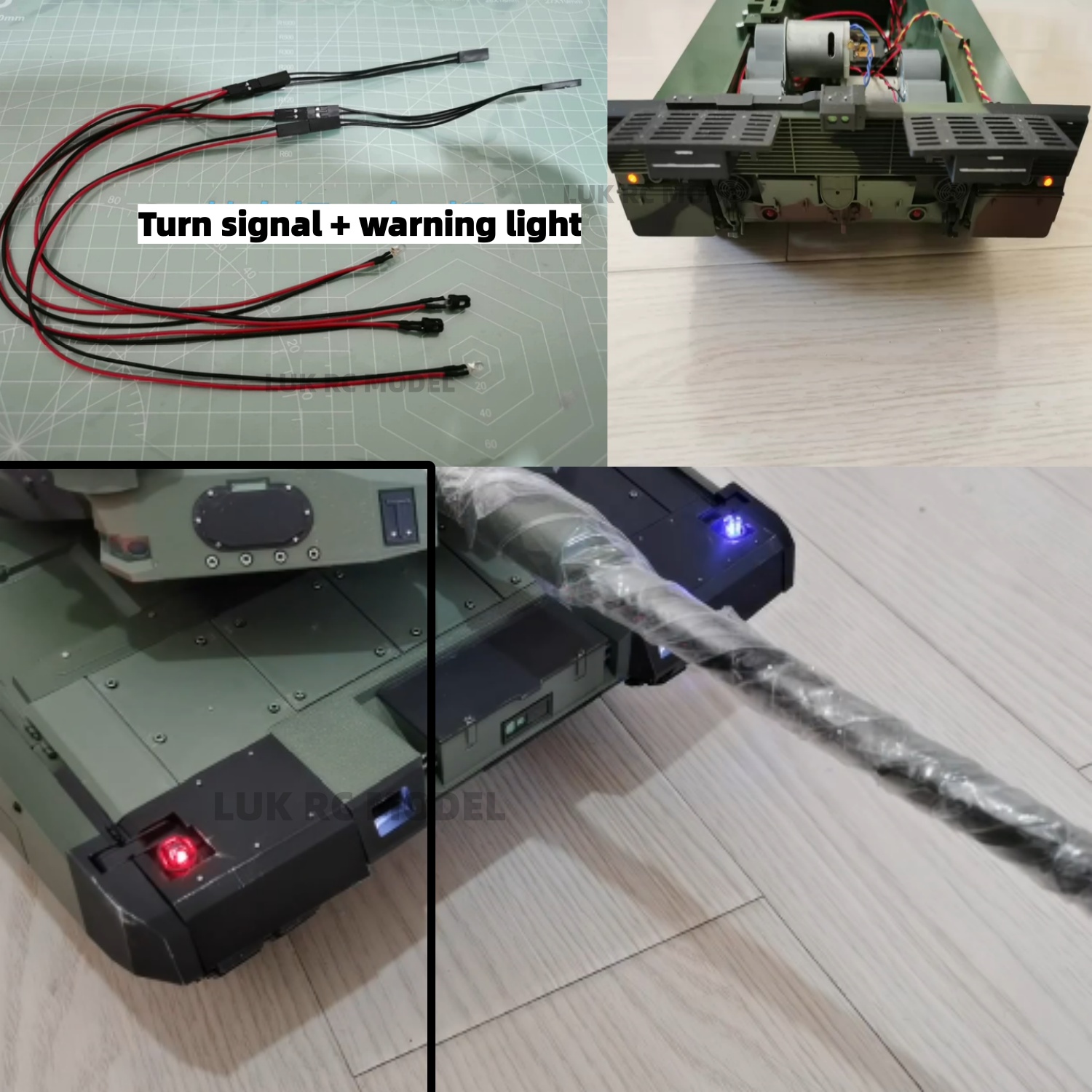 Upgraded Rear Lighting For HL  - Drone Battery Alarm 评论和价格