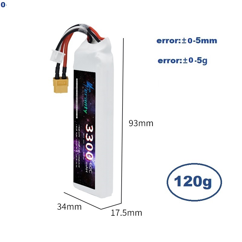 2S 7.4V LiPo Battery 3300mAh 6 - Drone Battery Connector 评论和价格