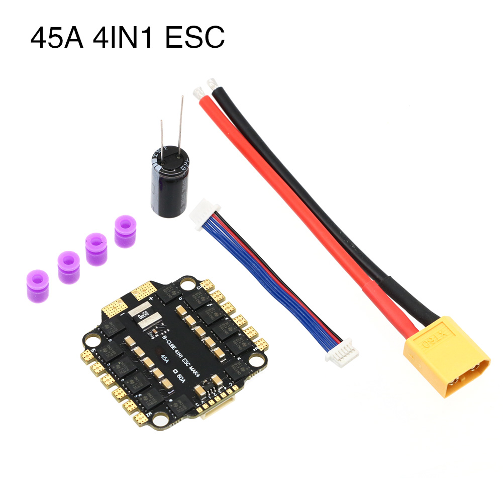 UAngel 4IN1 45A 60A ESC BLHELI - Drone Battery 6S 评论和价格