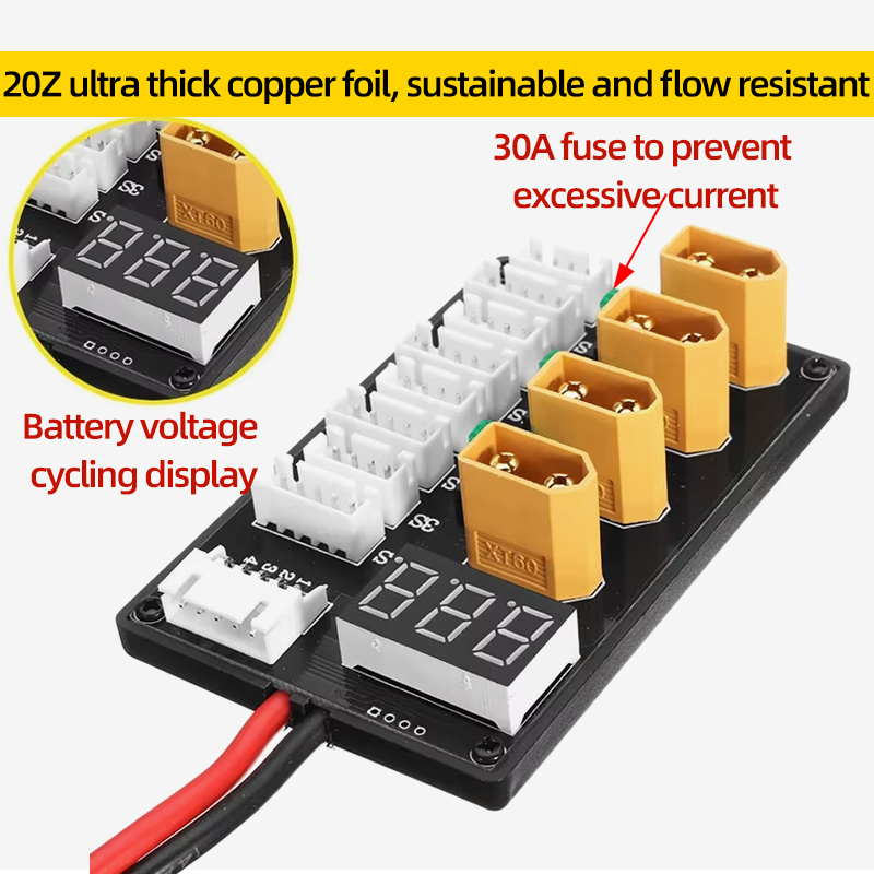 XT30 XT60 Lipo Battery Paralle - Drone Battery Parallel Board 评论和价格