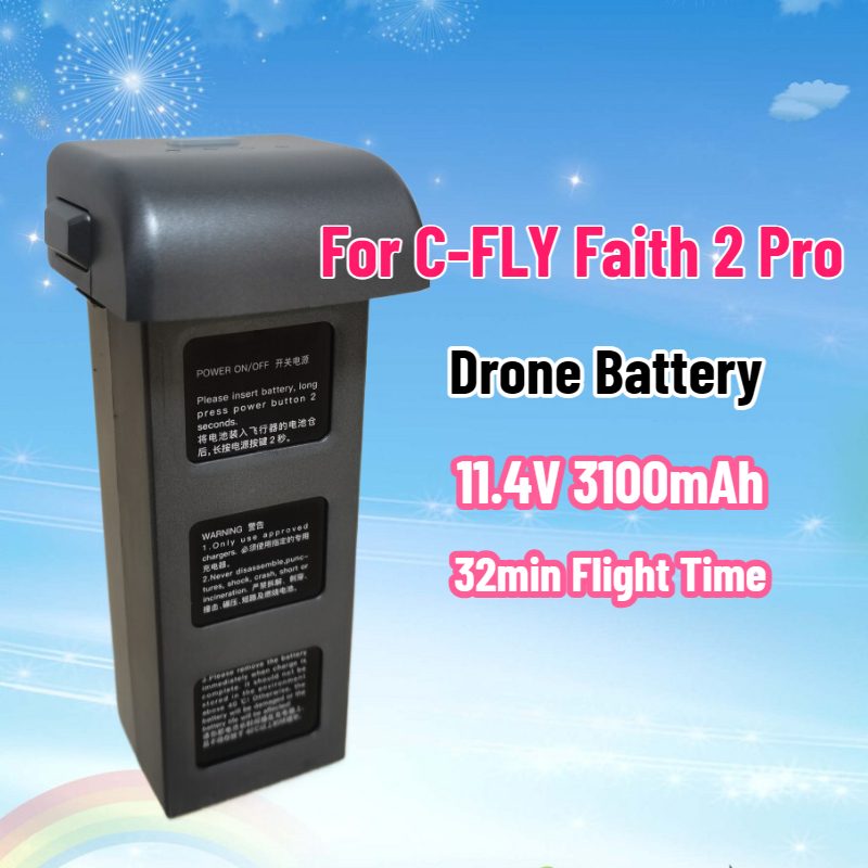 11.4V 3100mAh Battery for C-FL - Drone Battery Li-Ion 评论和价格
