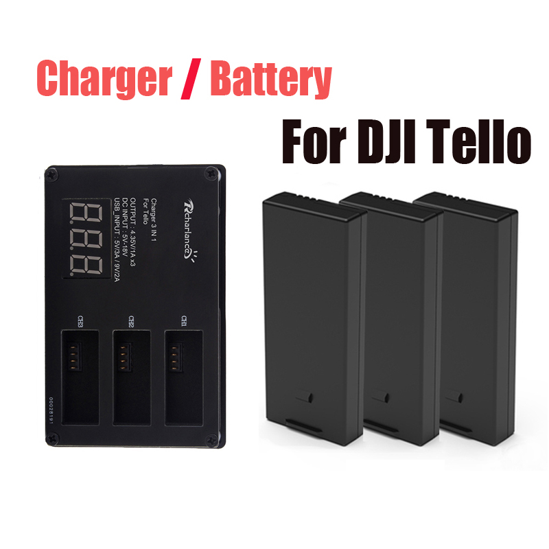 Original DJI Tello battery / D - Drone Battery Balance Charger 评论和价格