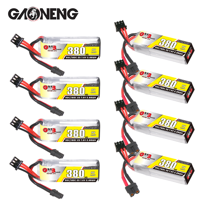 GNB 2S 7.6V 380mAh 90C/180C Li - Drone Battery Plate 评论和价格