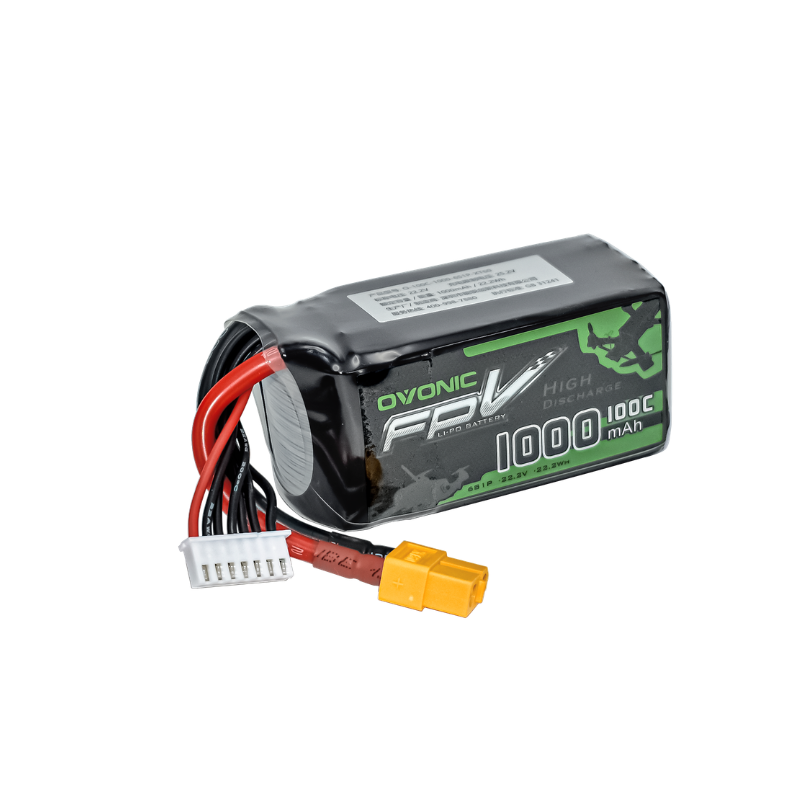 2Pcs OVONIC 1000mAh 100C 22.2V - Drone Battery Li-Ion 评论和价格