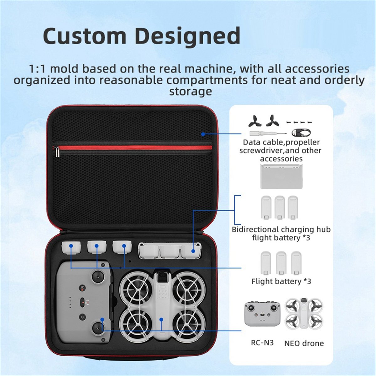 A43M Carrying Storage Bag for  - Drone Battery Strap 评论和价格