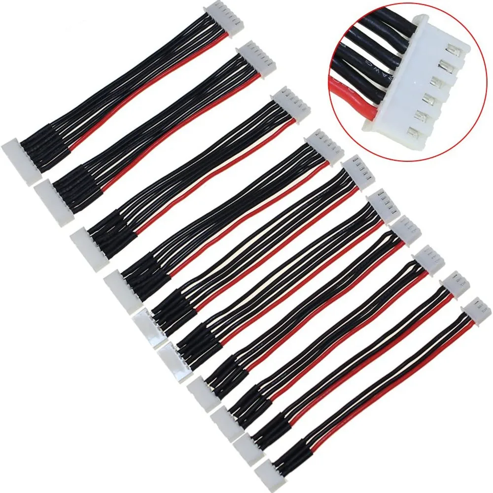 5pcs/lot JST-XH 1S 2S 3S 4S 5S - Drone Battery 6S 评论和价格