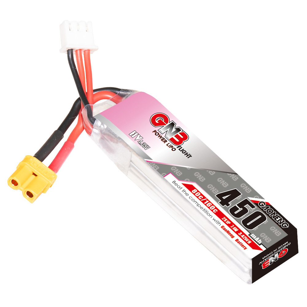 GNB LiPo Battery HV 2S 7.6V 45 - Drone Battery Plate 评论和价格