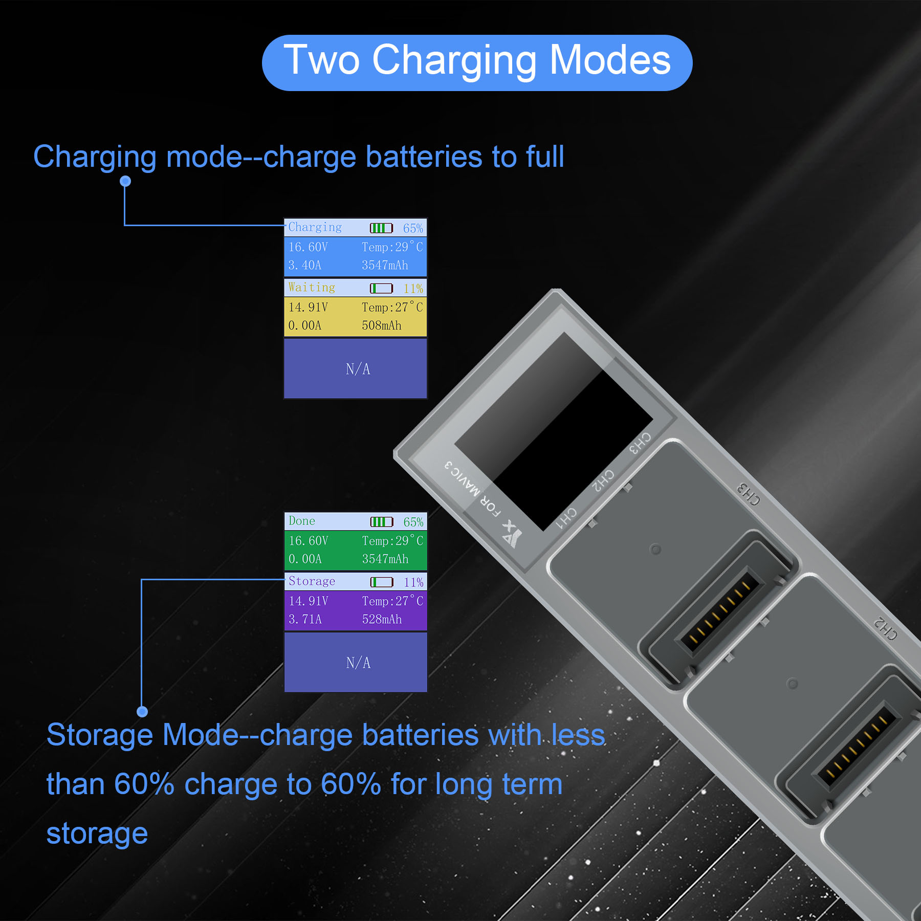 3 IN 1 Battery Charger for DJI - Drone Battery Parallel Board 评论和价格