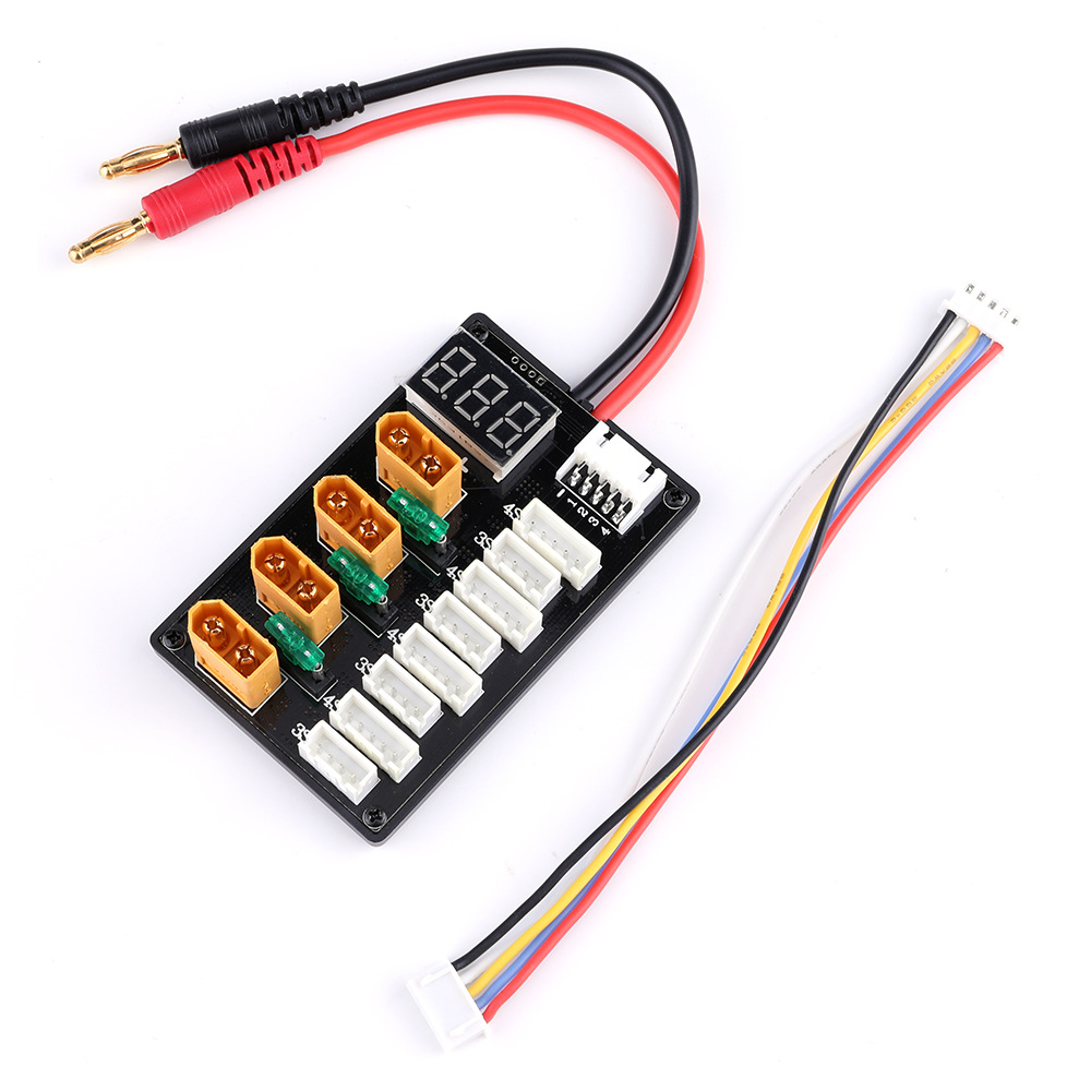XT60 Plug 3S 4S Lipo Battery P - Drone Battery Parallel Board 评论和价格