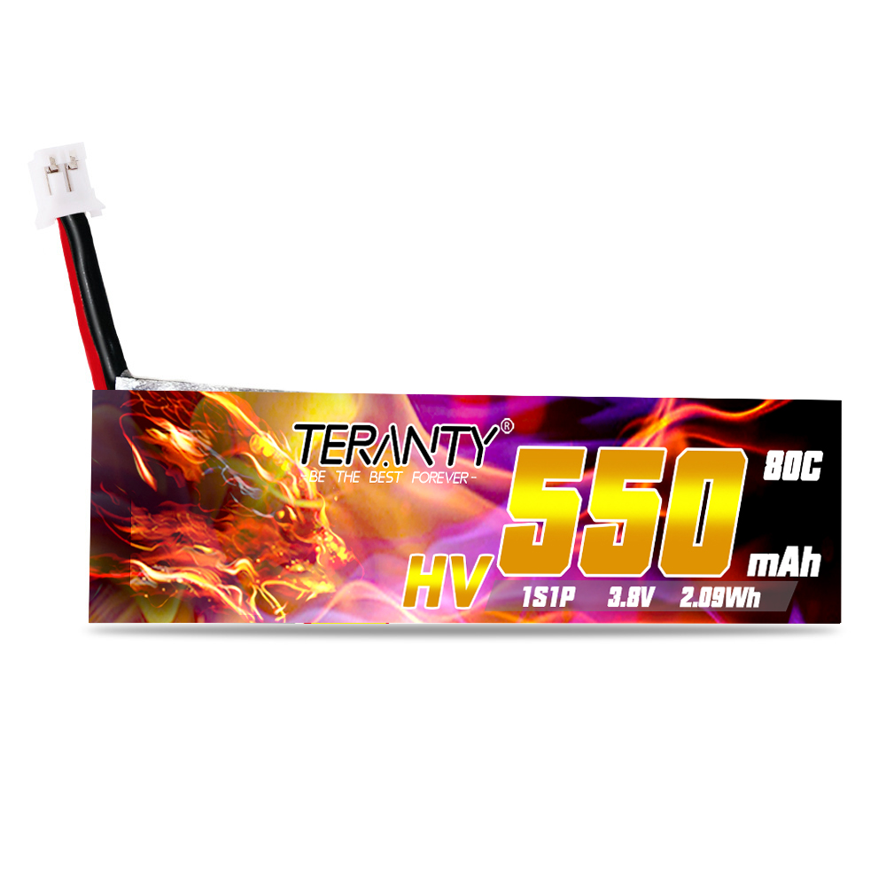 TERANTY HV 1S 3.8V 550mAh 80C/ - Drone Battery Plate 评论和价格