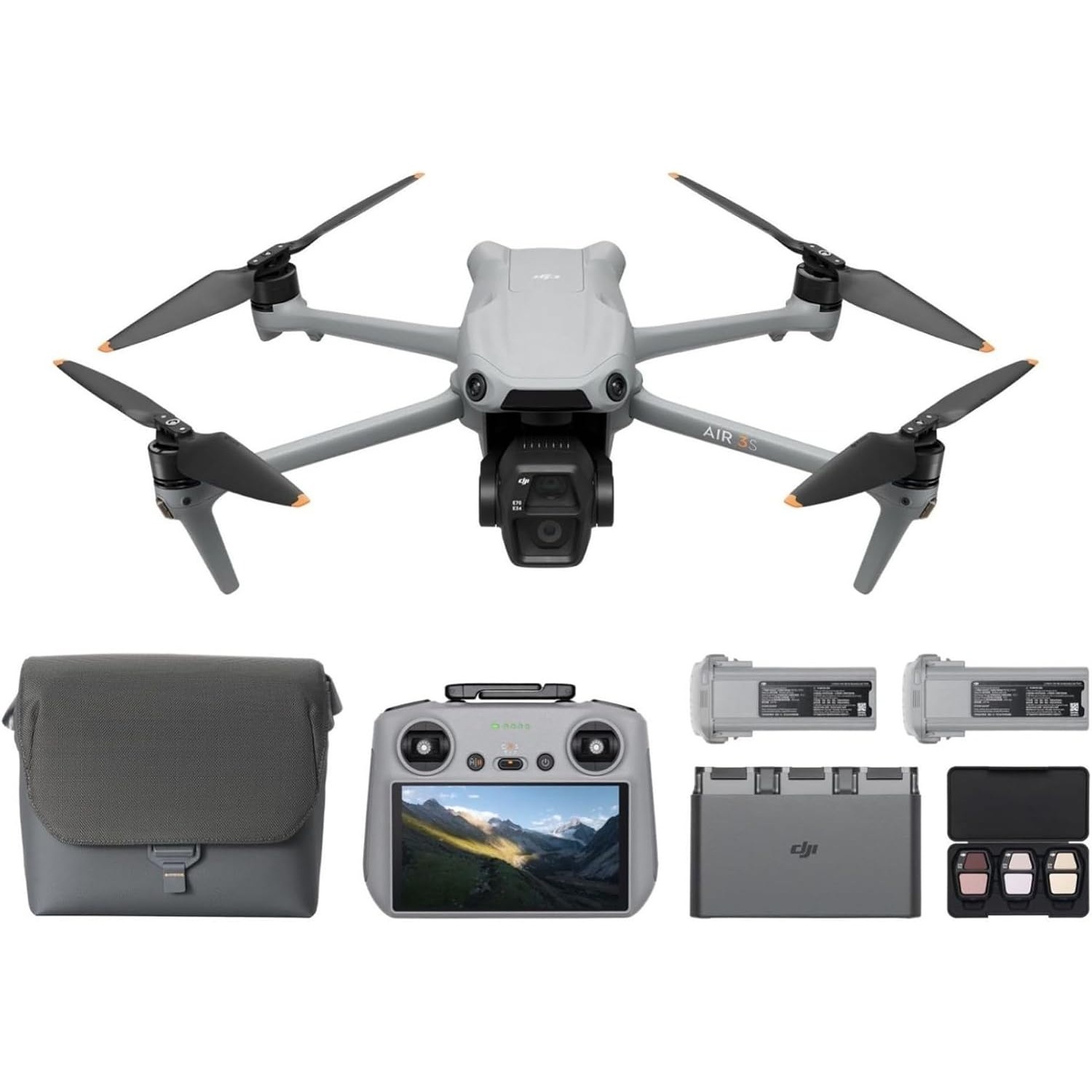 DJI Air 3S Fly More Combo (RC  - Drone Battery 3S 评论和价格