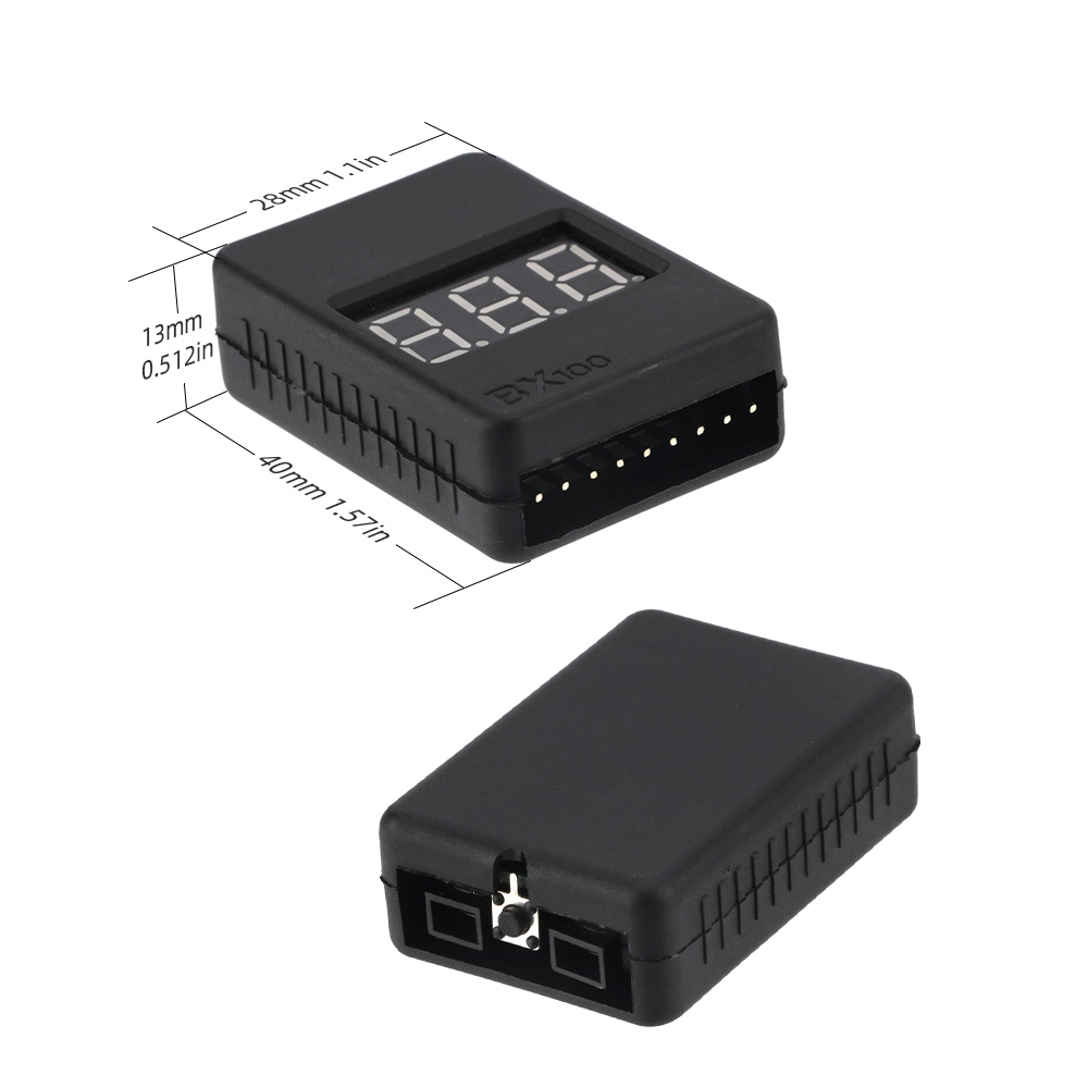 BX100 1-8S Lipo Battery Voltag - Drone Battery Voltage Checker 评论和价格