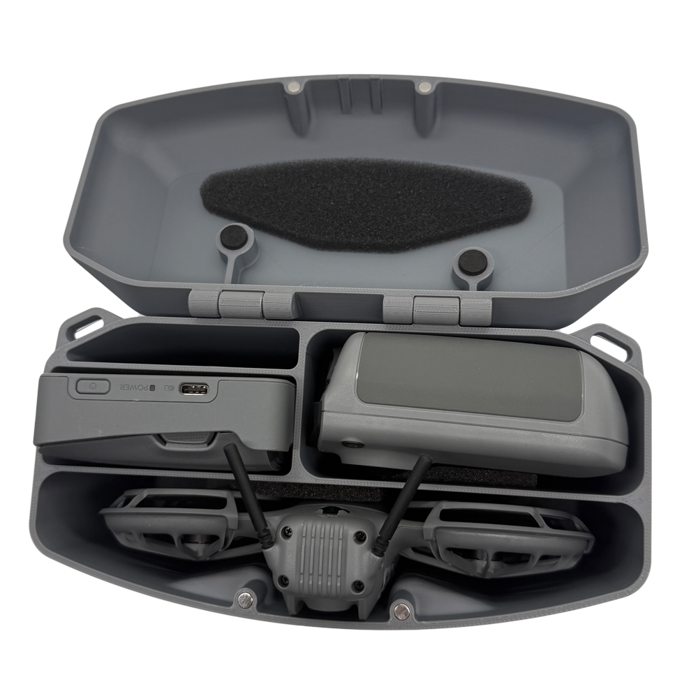 for DJI Neo 2 3D Printed Box w - Drone Battery Strap 评论和价格