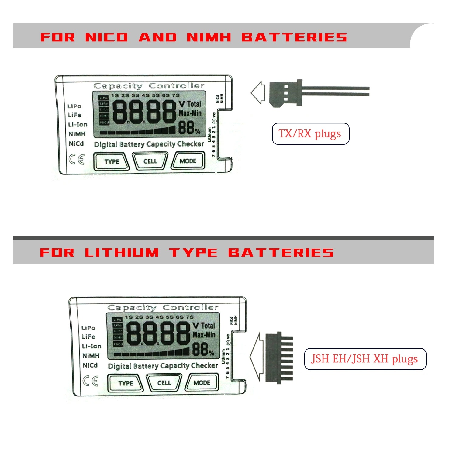 RC Cellmeter 7 Digital Battery - Drone Battery Alarm 评论和价格