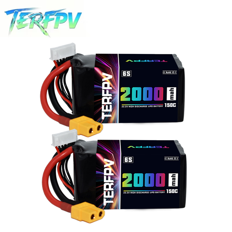 TERFPV 6S 22.2V 2000mAh 150C/3 - Drone Battery Plate 评论和价格