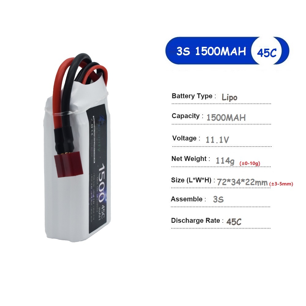 11.1V LiPo Battery 3S 1500mah  - Drone Battery 3S 评论和价格
