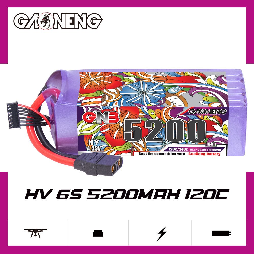 GNB Lipo Battery 6S 22.8V 3000 - Drone Battery Plate 评论和价格