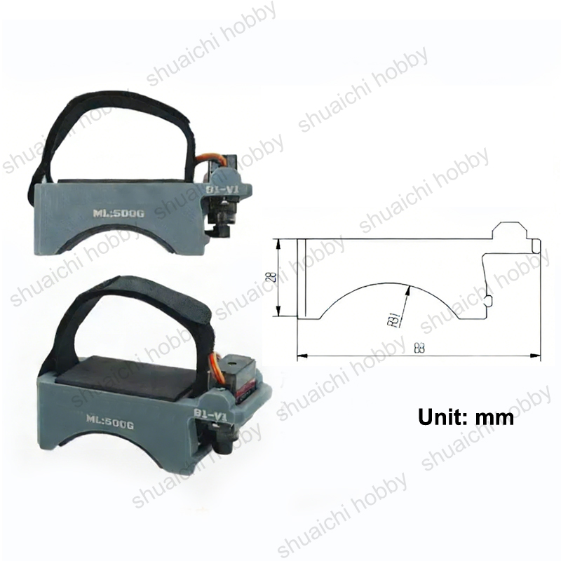 1PCS Strap-type FPV Drone PWM- - Drone Battery Strap 评论和价格