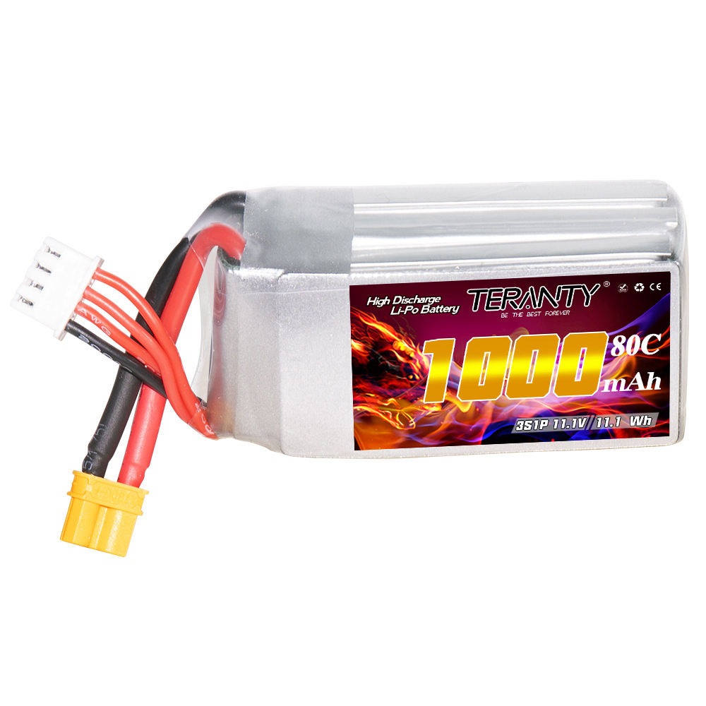 TERANTY 3S 11.1V 80C/160C 1000 - Drone Battery 3S 评论和价格
