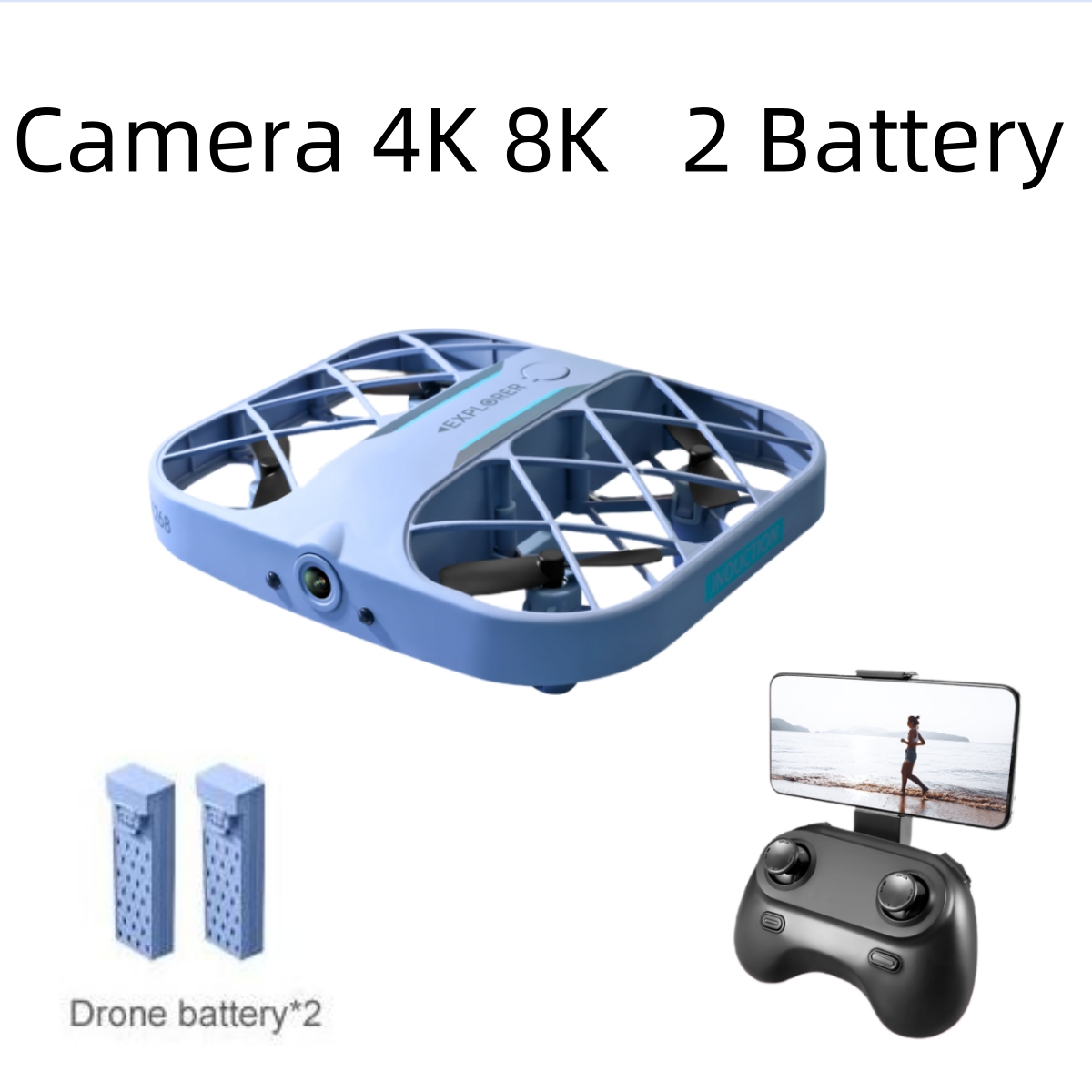 JJRC H107 FPV RC Drone with 2  - Drone Battery Box 评论和价格