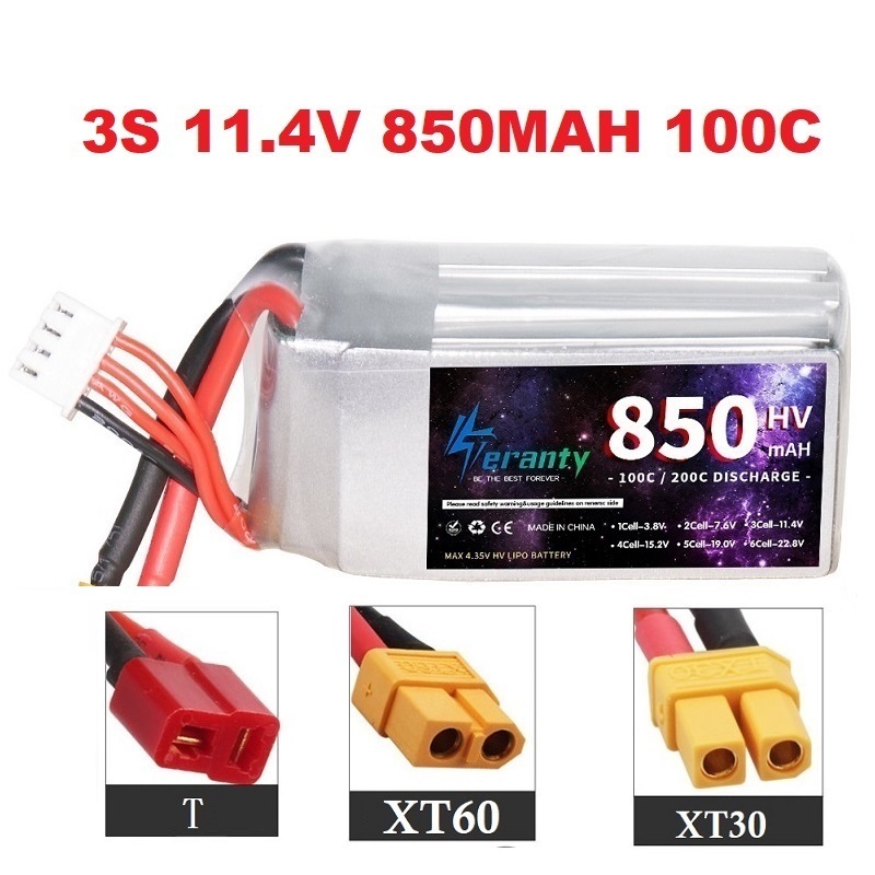 1/2/3PCS TERANTY 3S 11.4V Lipo - Drone Battery Connector 评论和价格